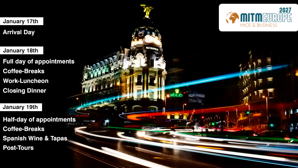 27th MITM Europe - Madrid: 17/01 - 19/01